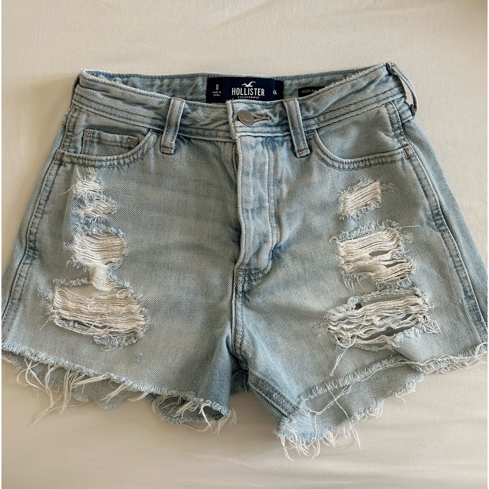 hollister denim shorts